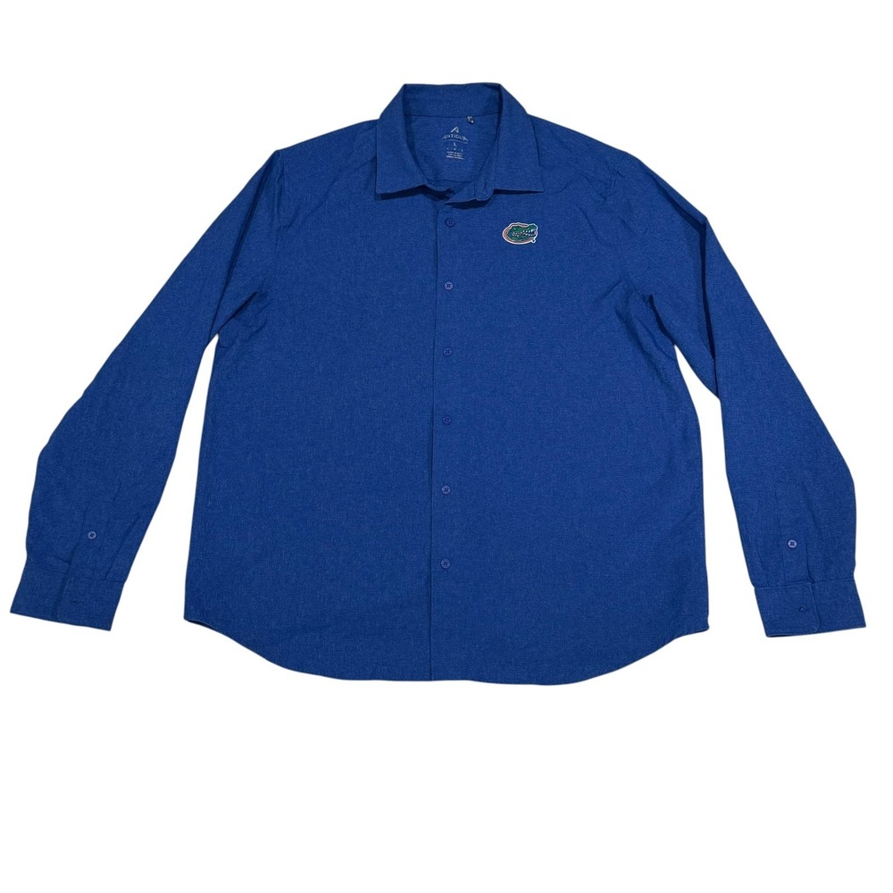 Mens Large University of Florida Antigua Essentials L/s Polo - Exposure #105581